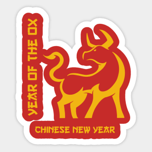 Year Of The Ox Sticker